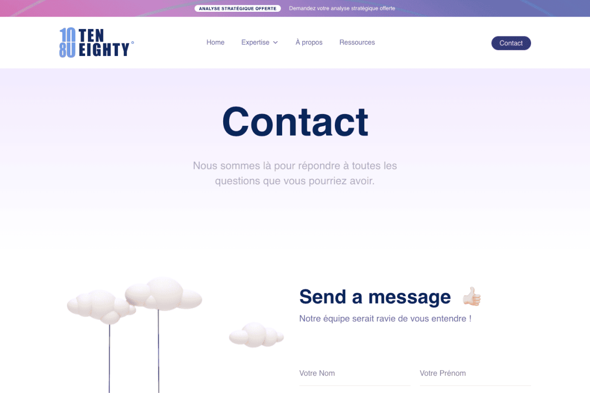 Ten Eighty - Contact